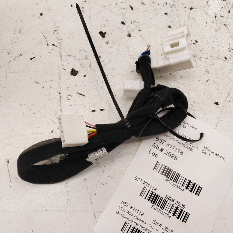 Kia Sorento Console Wires {84619C6020} 2018 2017 2016