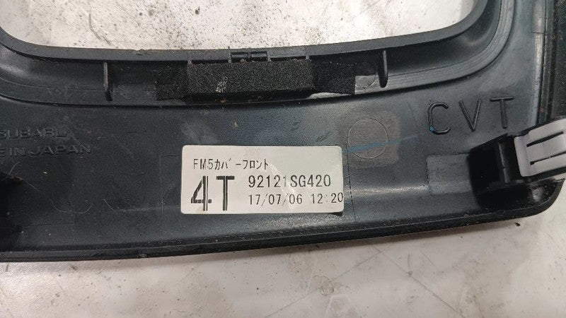 Subaru Forester Shifter Bezel Trim Shift Console Surround Trim  2017 2