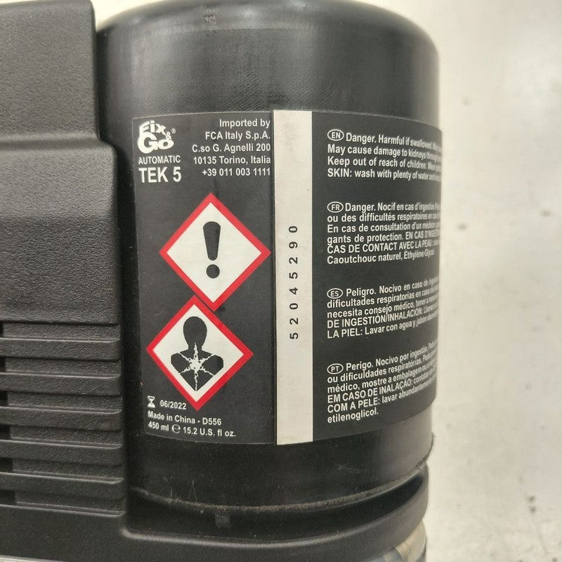 2018 Fiat 500 X Model Emergency Air Compressor