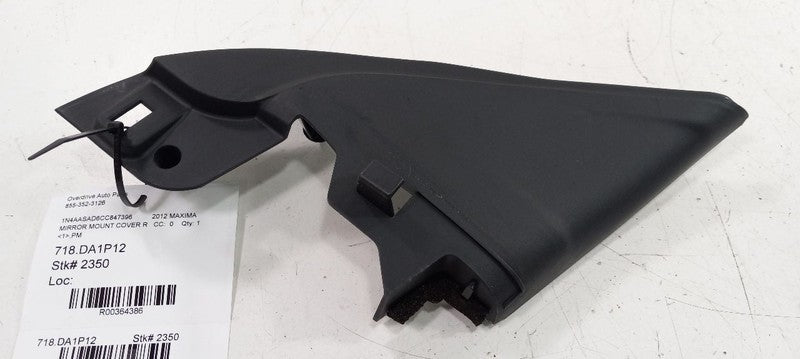 Nissan Maxima Mirror Mount Cover Door Trim Right Passenger 2011 2012 2