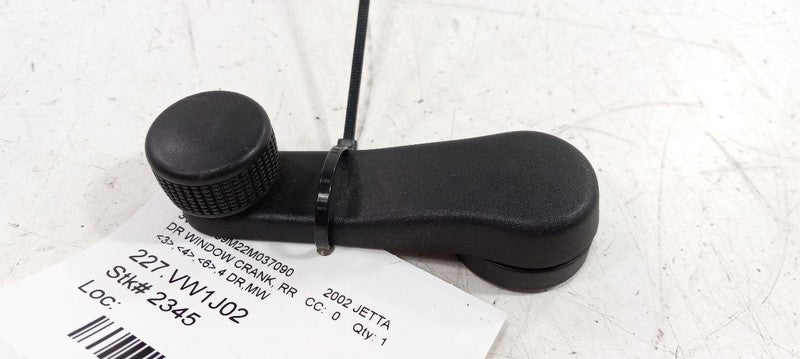 Volkswagen Jetta Door Window Crank Rear2003 2002 2001 2000 OEM