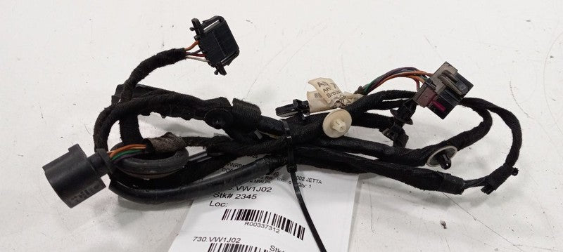 Volkswagen Jetta Door Harness Wire Wiring Right Passenger Rear 2003 20