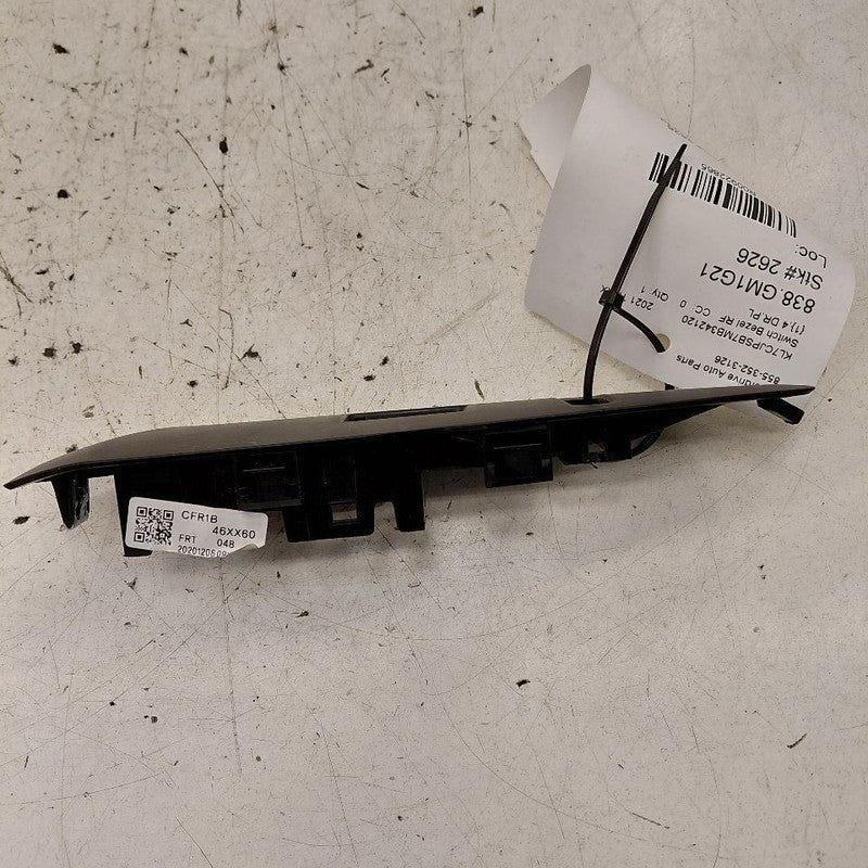 Chevy Trax Window Switch Bezel Trim Right Front 2022 2021