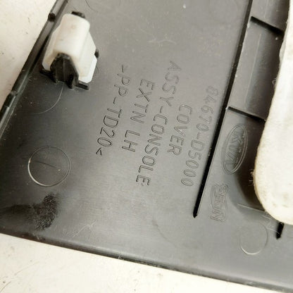Kia Optima Driver Left Center Floor Console Trim {84670D5000} 2018 201