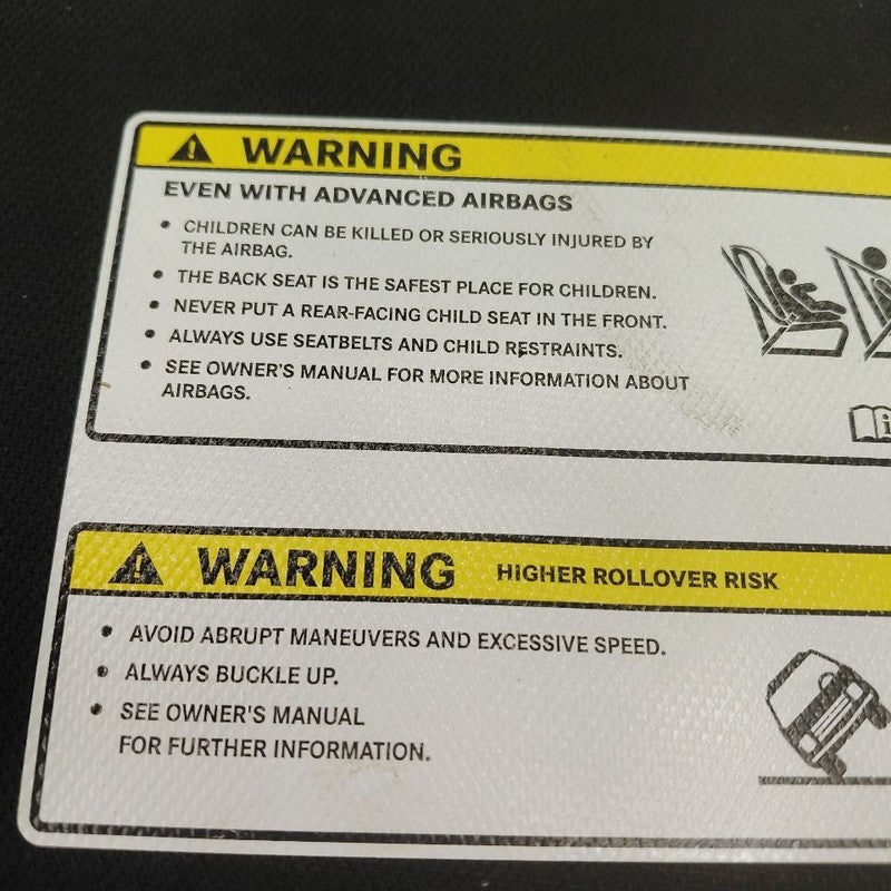 Driver Left Sun Visor Shade With Illumination Fits 22-24 Jeep Compass 