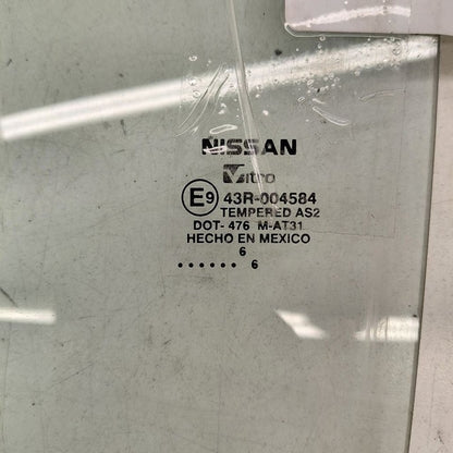 Left Rear Door Glass Window Hatchback Note Fits 14-19 Nissan Versa