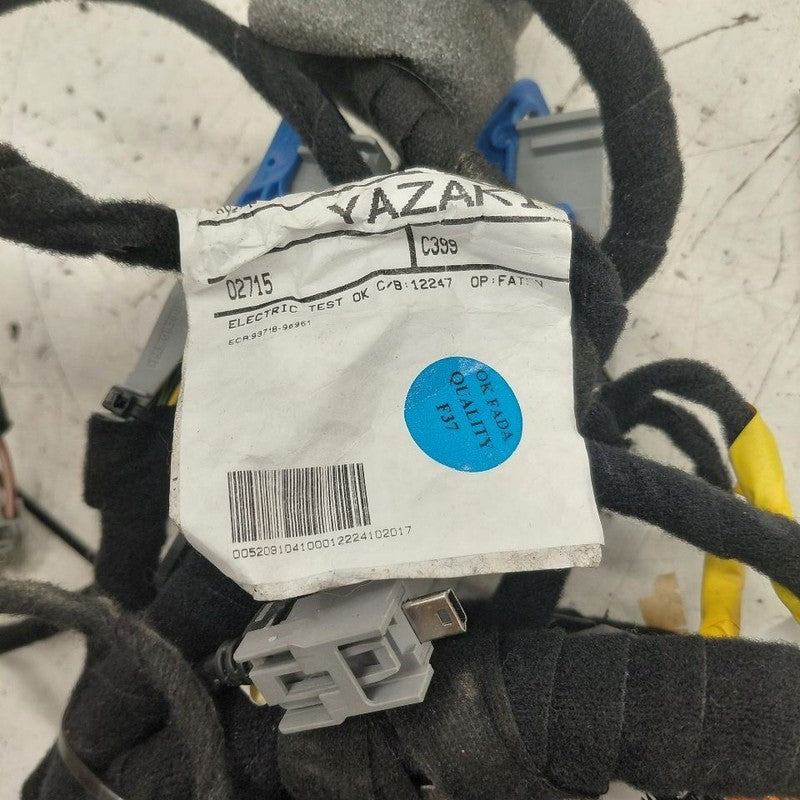 2018 Fiat 500 X Model Dash Wire Wiring Harness