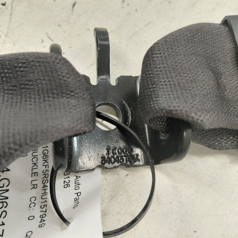 Cadillac CT6 Seat Belt Buckle Latch Left Driver Rear Back  2018 2017 2