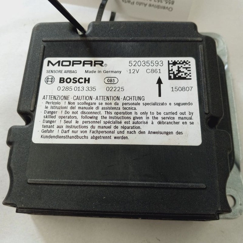 Restraint Control Module 4 Door X Model Fits 16-17 FIAT 500