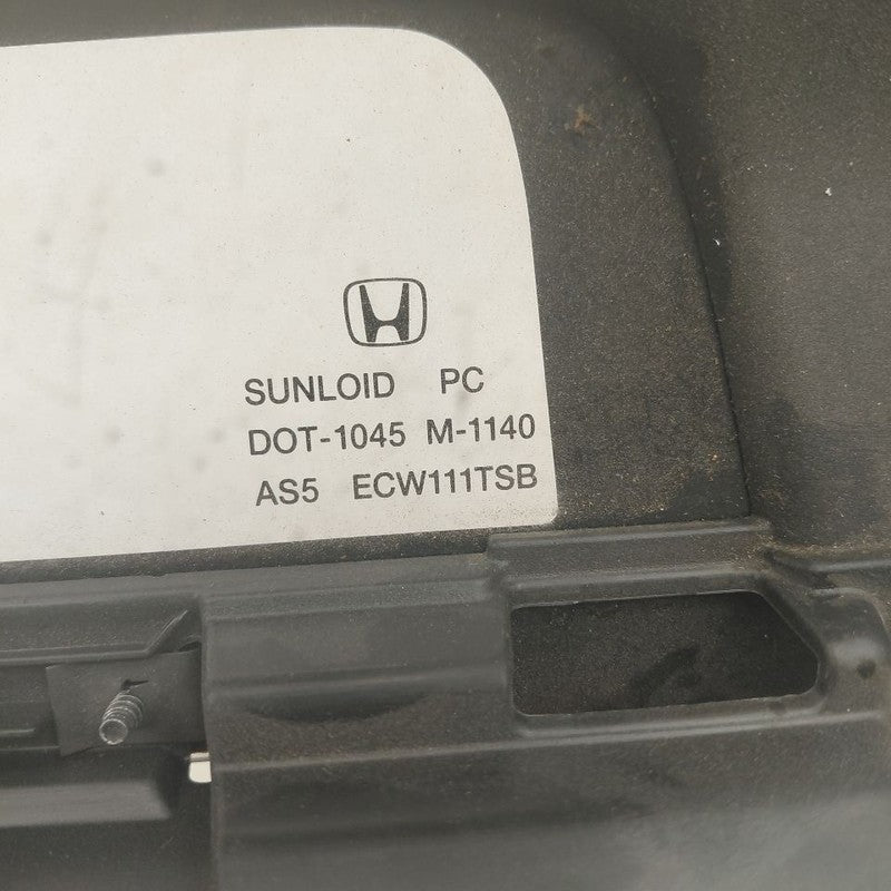 Honda Clarity Back Seat Package Tray Window 2018 2019 2020