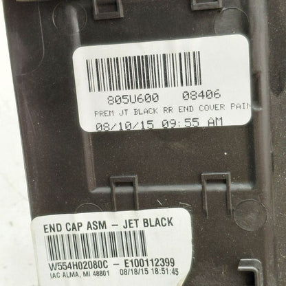 Cadillac XTS Center Console Rear End Cap Trim Cover      2016 2017 201