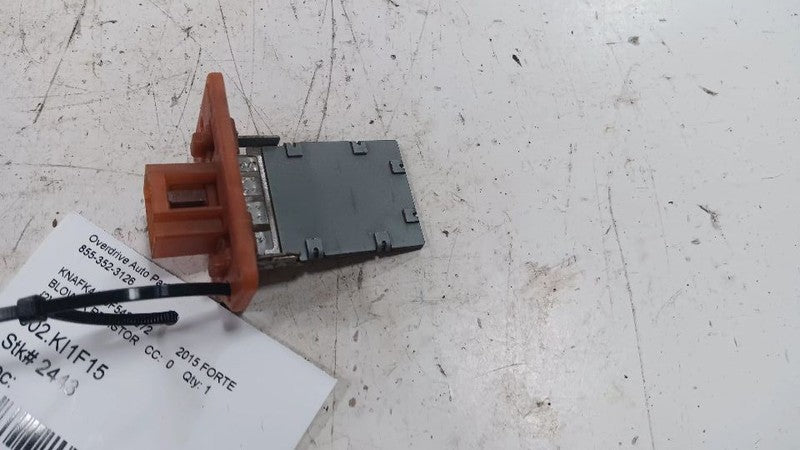 Kia Forte Blower Resistor Fan Motor Speed Resistor  2014 2015 2016 201