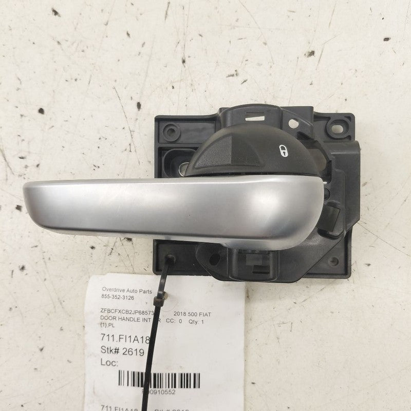 2018 Fiat 500 X Model Door Handle Right Passenger Rear Interior Inside