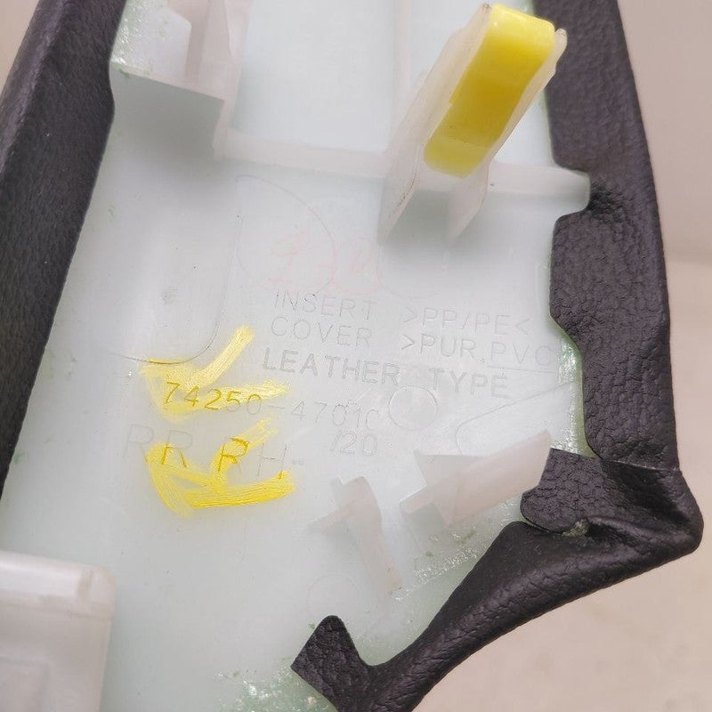 Toyota Prius Passenger Right Rear Door Arm Rest  2022 2021 2020