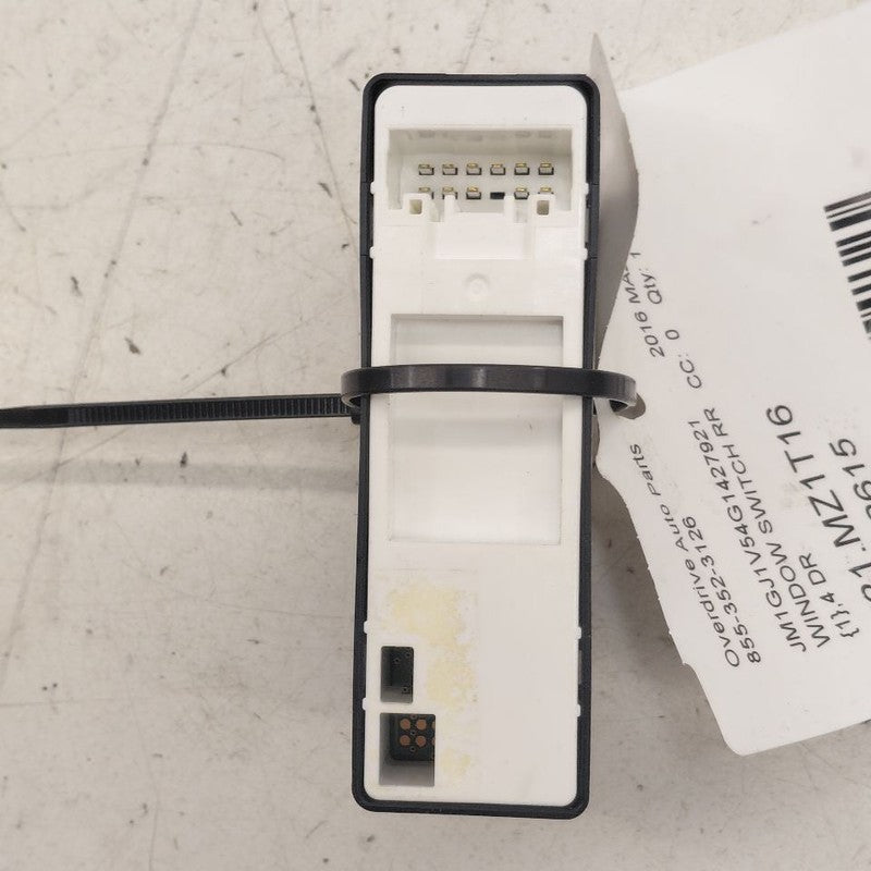 Mazda 6 Power Window Switch Right Passenger Rear  2016 2015 2014