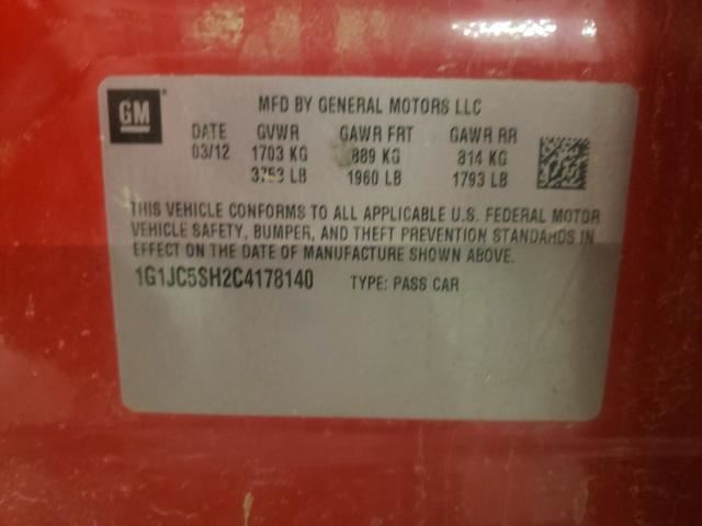 22817271 Door Handle Exterior Rear Back Sedan Without Chrome Button Fits 12-18 SONIC