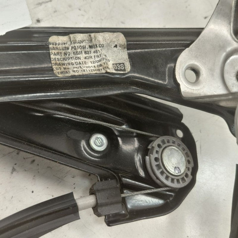 Driver Left Front Window Regulator Track Fits 15-21 Volkswagen Golf