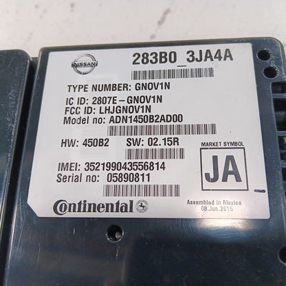 283B03JA4A Communication Telematics Computer Control Module Fits 14-19 INFINITI Q50