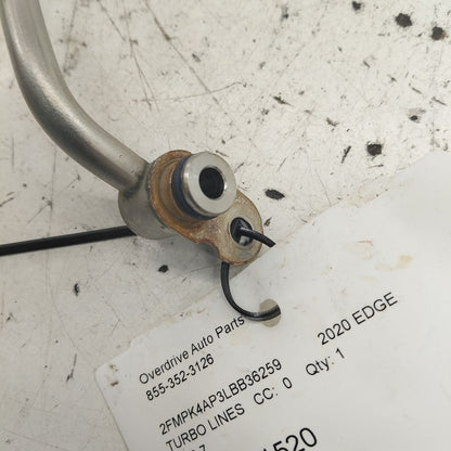 Ford Edge Super Turbo Charger Oil Line Hose Tube  2.7 2019 2020 2021 2
