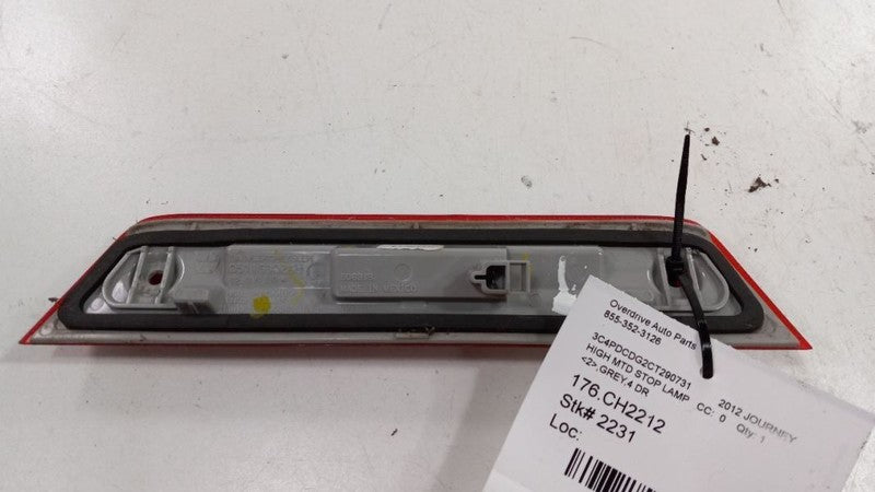 Dodge Journey High Mount Tail Lamp Third 3rd Brake Light 2012 