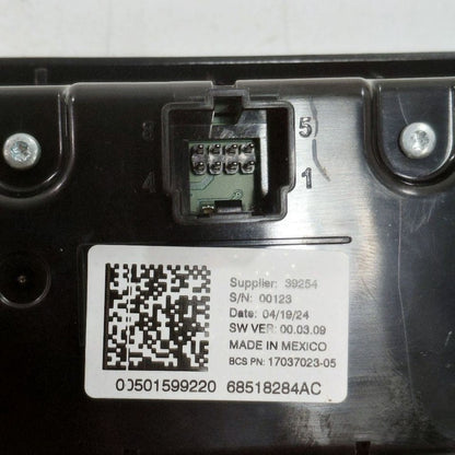 Temperature Control Switch With Dual Zone Control Fits 22-24 Jeep Comp