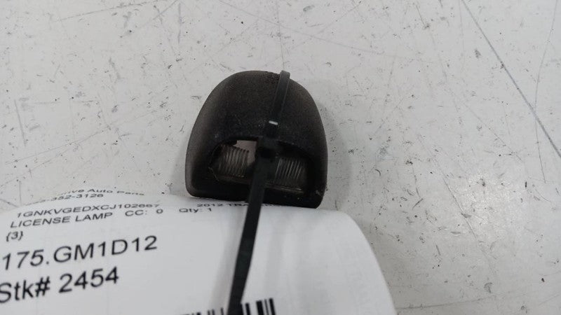 Chevy Traverse License Plate Light Lamp  2010 2011 2012 2013