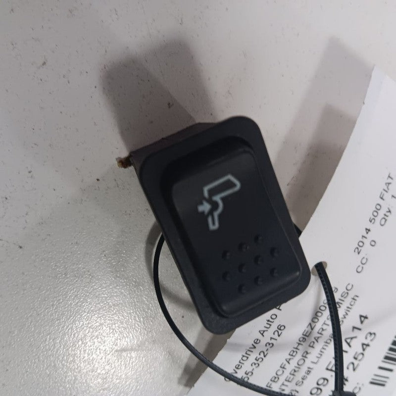 Fiat 500 Seat Lumbar Switch 2014 2015 2016 OEM