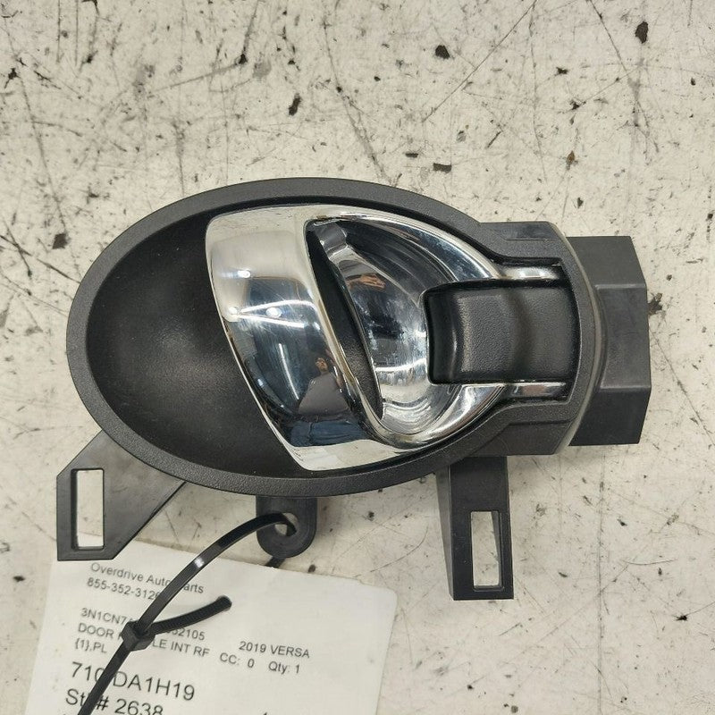 Nissan Versa Door Handle Right Passenger Front Interior Inside  2019 2