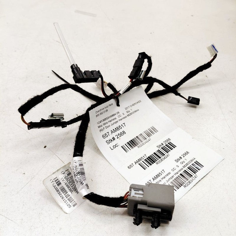 Jeep Cherokee Driver Left Front Door Jumper Harness {68283338AA} 2015 2016 2017