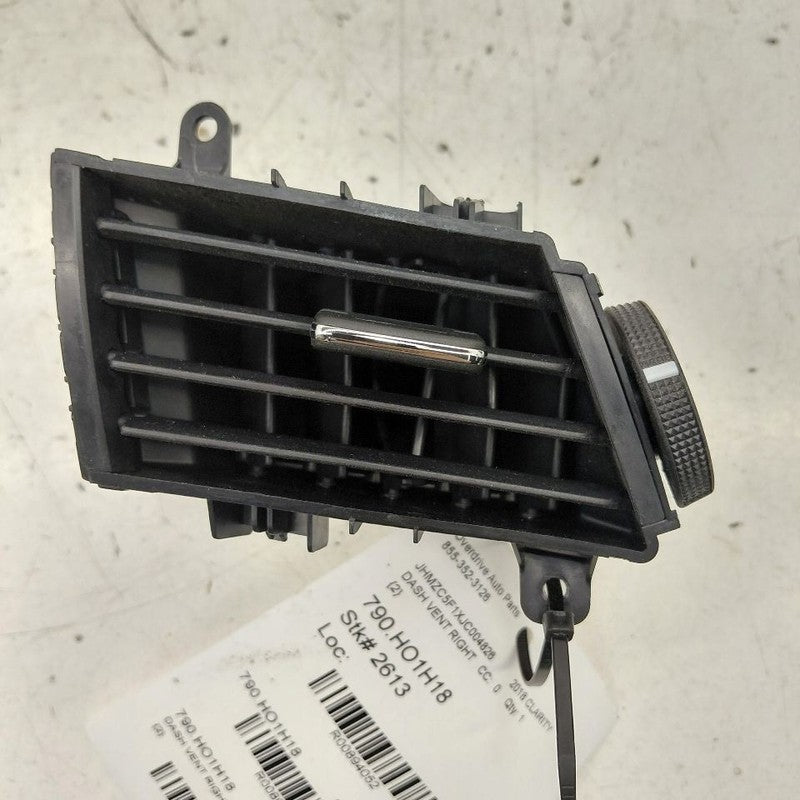 Honda Clarity Dash Air Vent Right Passenger  2018 2019 2020