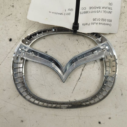 Mazda 6 Trunk Lid Logo Emblem Badge Rear Back  2017 2016 2015 2014