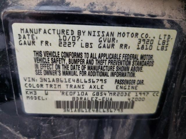 Nissan Sentra Hood Latch 2007 2008 2009 2010 2011 OEM