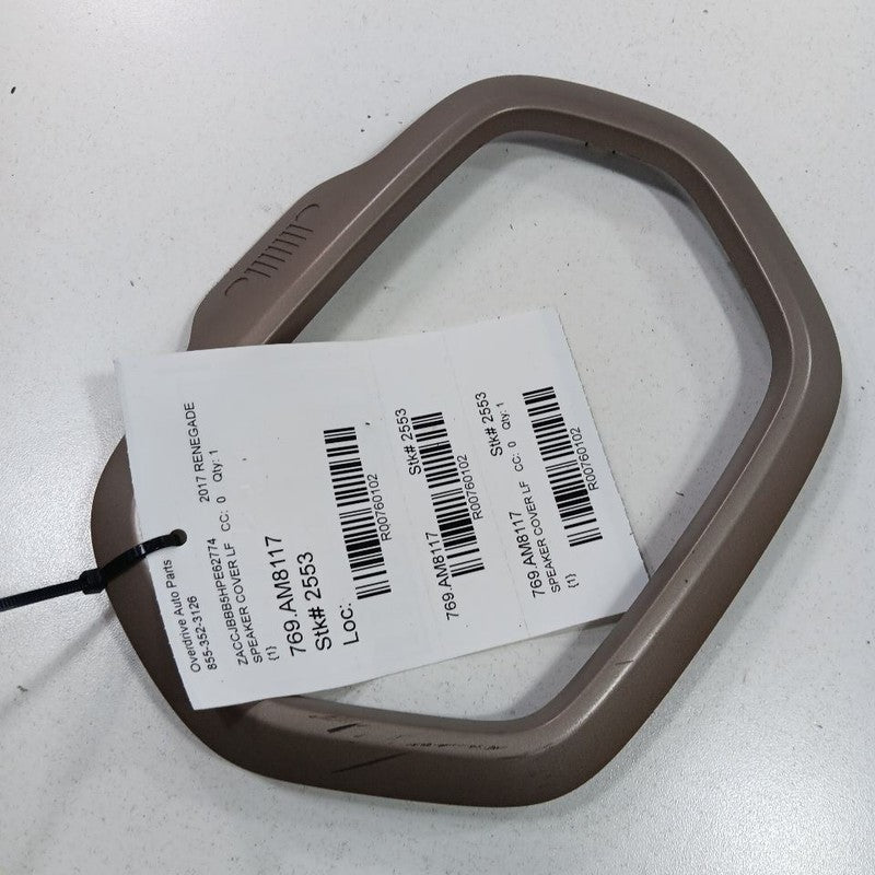 Jeep Renegade Speaker Cover Left Driver Front  2017 2018 2019 2020 OEM