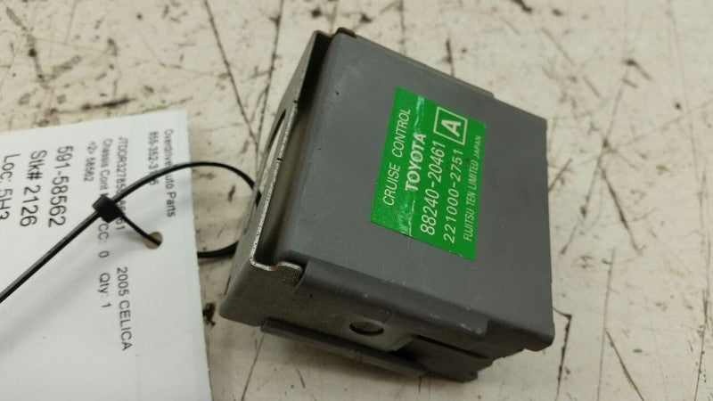 Chassis ECM Cruise Control Left Hand Dash Fits 00-05 Toyota Celica