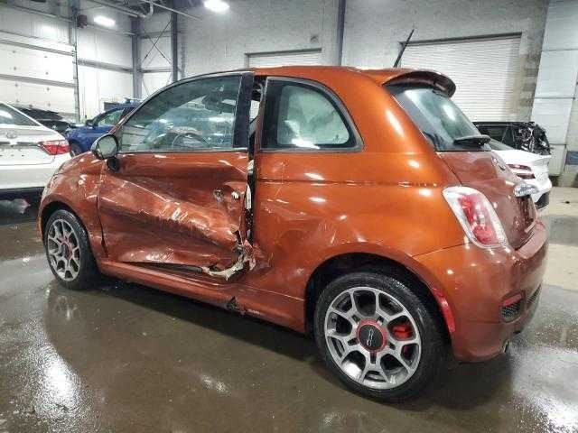Driver Left Brake Caliper 2 Door Front Painted Red Fits 12-17 FIAT 500