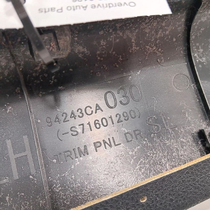 Subaru BRZ Driver Left Interior Door Trim 2013 2014 2015 2016