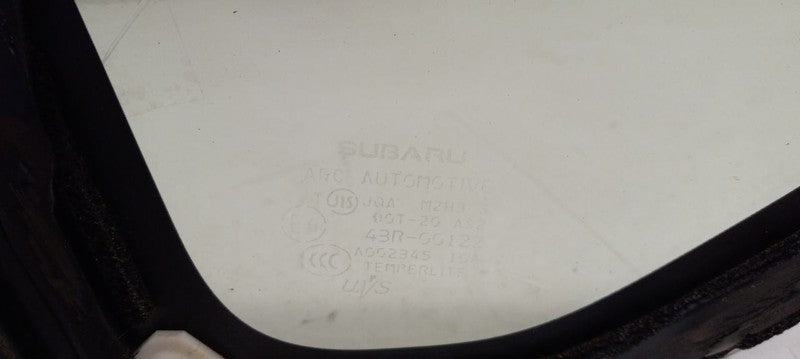 65209FL041 IMPREZA   2020 Right Rear Quarter Glass Window Wagon Hatchback