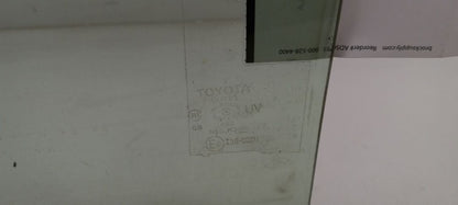 6811312770 Passenger Right Rear Door Glass Window Japan Built Fits 09-13 COROLLA