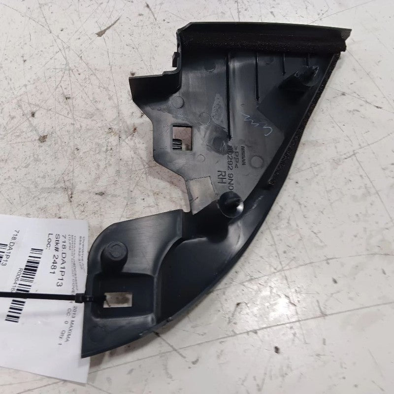 Nissan Maxima Mirror Mount Cover Door Trim Right Passenger 2014 2013 2