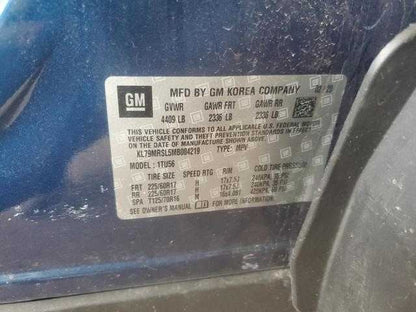 Chevy Trailblazer Speaker Left Driver Rear  2021 2022 2023