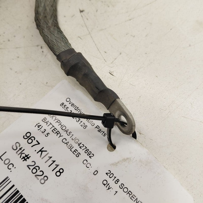 Kia Sorento Battery Cable  2018 2017 2016