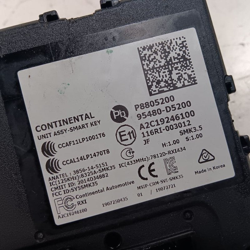 Theft-locking Keyless Entry Control Module US Market Fits 19-20 Kia Op