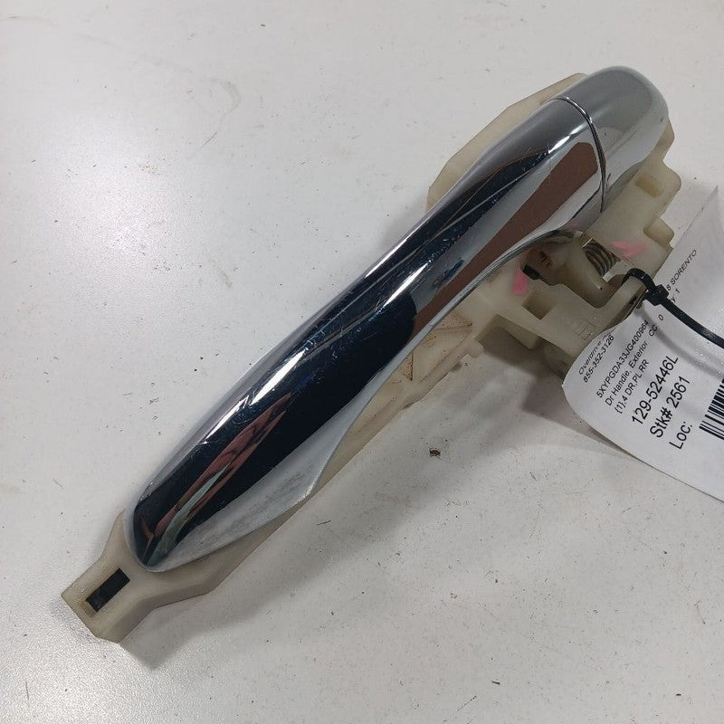 Left Rear Door Handle Exterior Chrome Fits 16-20 Kia Sorento OEM