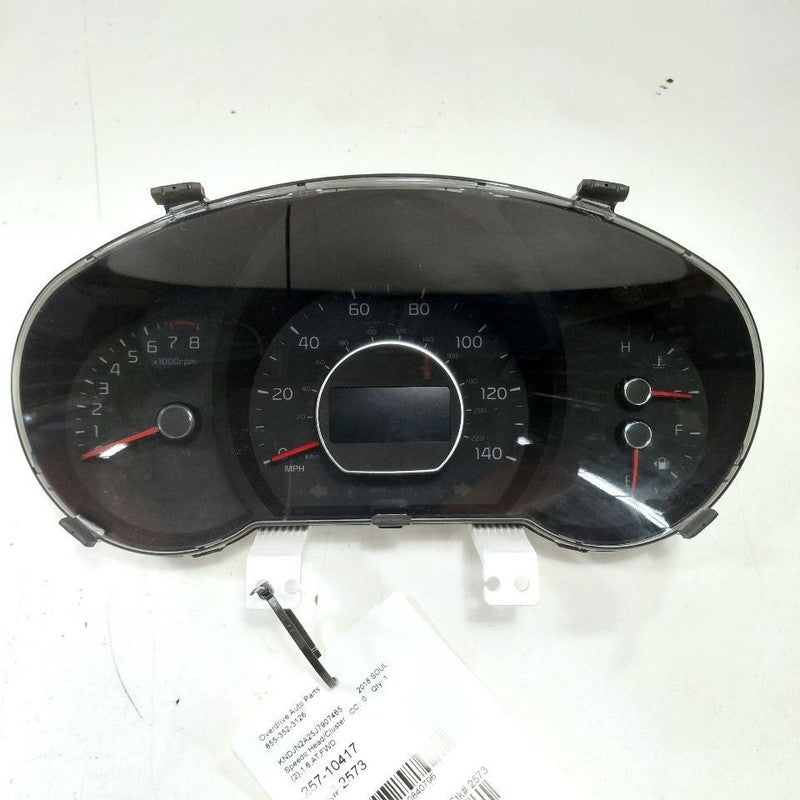 Speedometer Gauge Cluster MPH Without LCD Display Fits 17-19 Kia Soul 