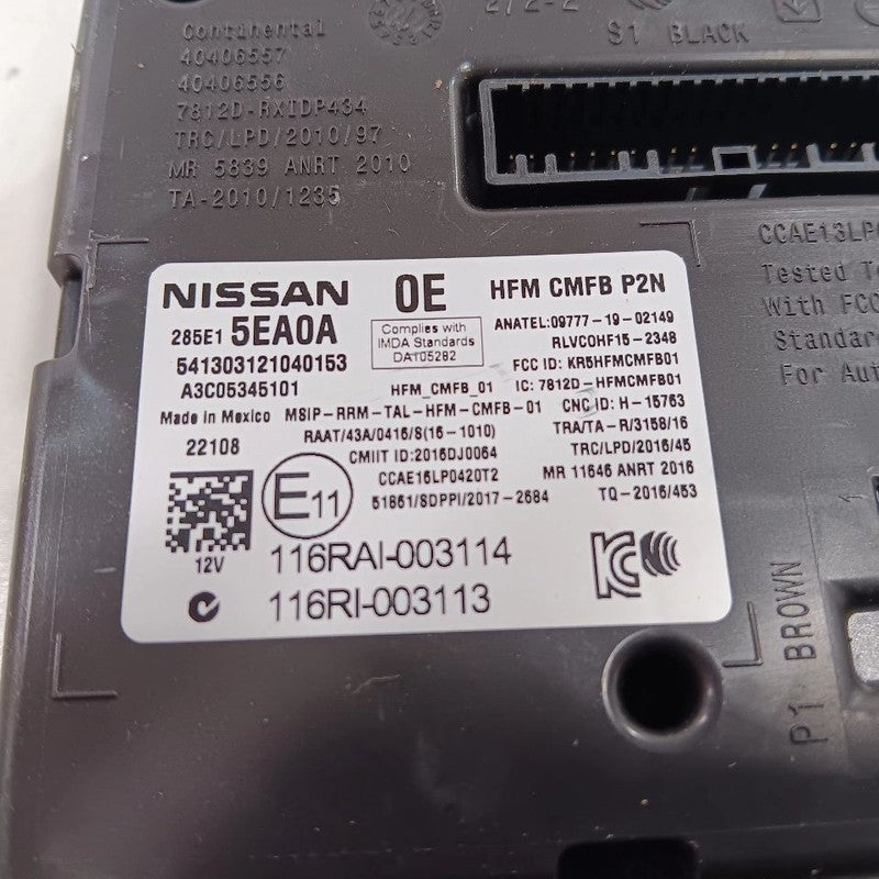 Theft-locking Keyless Entry Control Module 18-20 22-23 Nissan Kicks