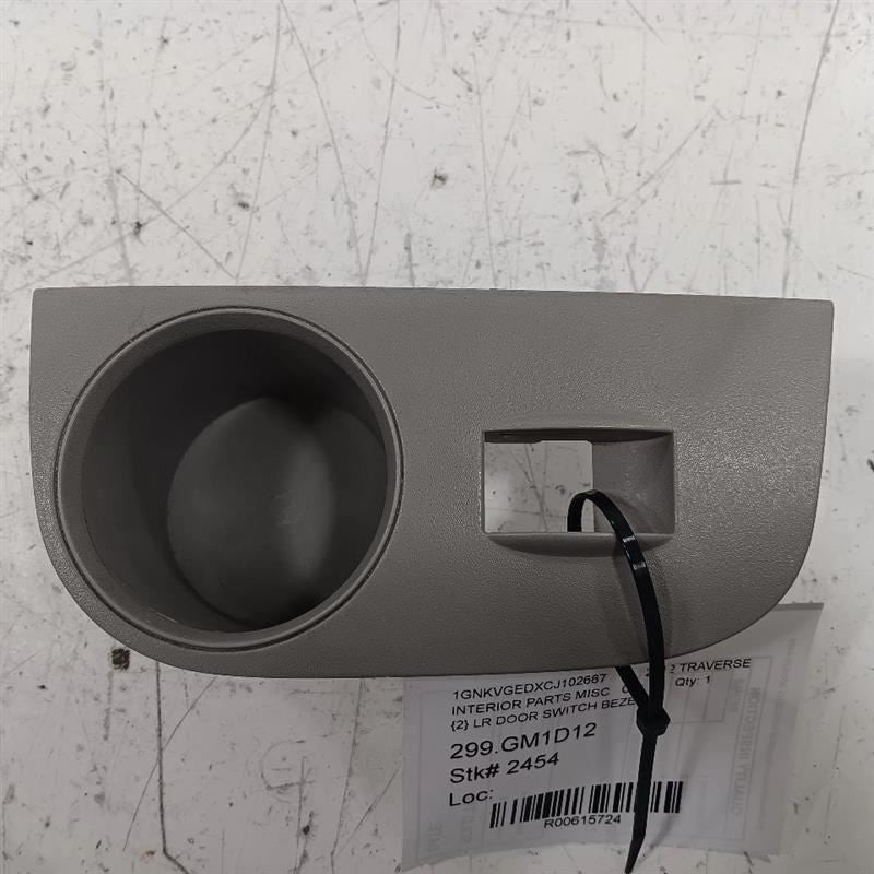 Chevy Traverse TRAVERSE  2012 Interior Parts Misc 615724 2010 2011 2012 2013