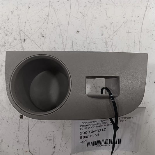 Chevy Traverse TRAVERSE  2012 Interior Parts Misc 615724 2010 2011 2012 2013