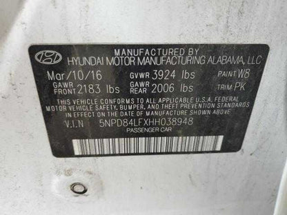 Hyundai Elantra Parking Brake Bezel Emergency Handle Lever Trim  2017 