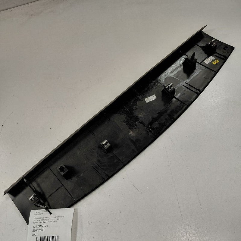 Buick Encore Rear Upper Gate Trim {95190803} 2022 2021 2020 2019 2018