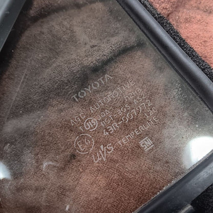 Passenger Right Front Door Vent Window Glass Prius C VIN B3 Fits 12-19 Prius